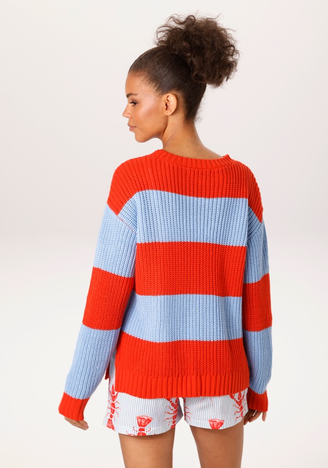 Aniston CASUAL Strickpullover im Colorblocking mit breiten Streifen