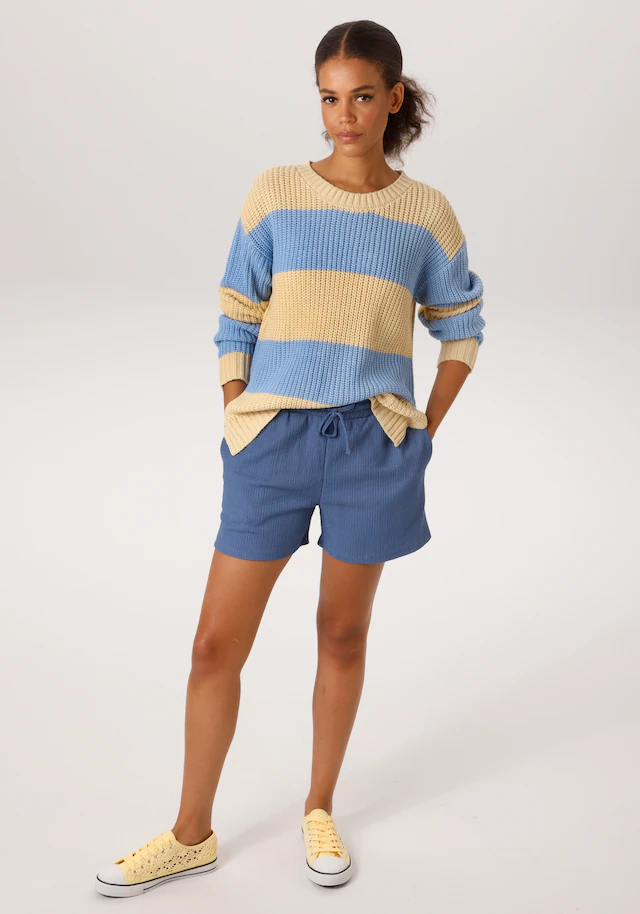 Aniston CASUAL Strickpullover im Colorblocking mit breiten Streifen