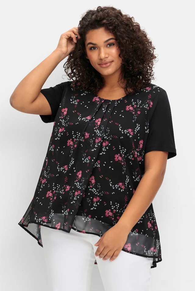 Sheego Blusenshirt »Blusenshirt« 1 tlg.