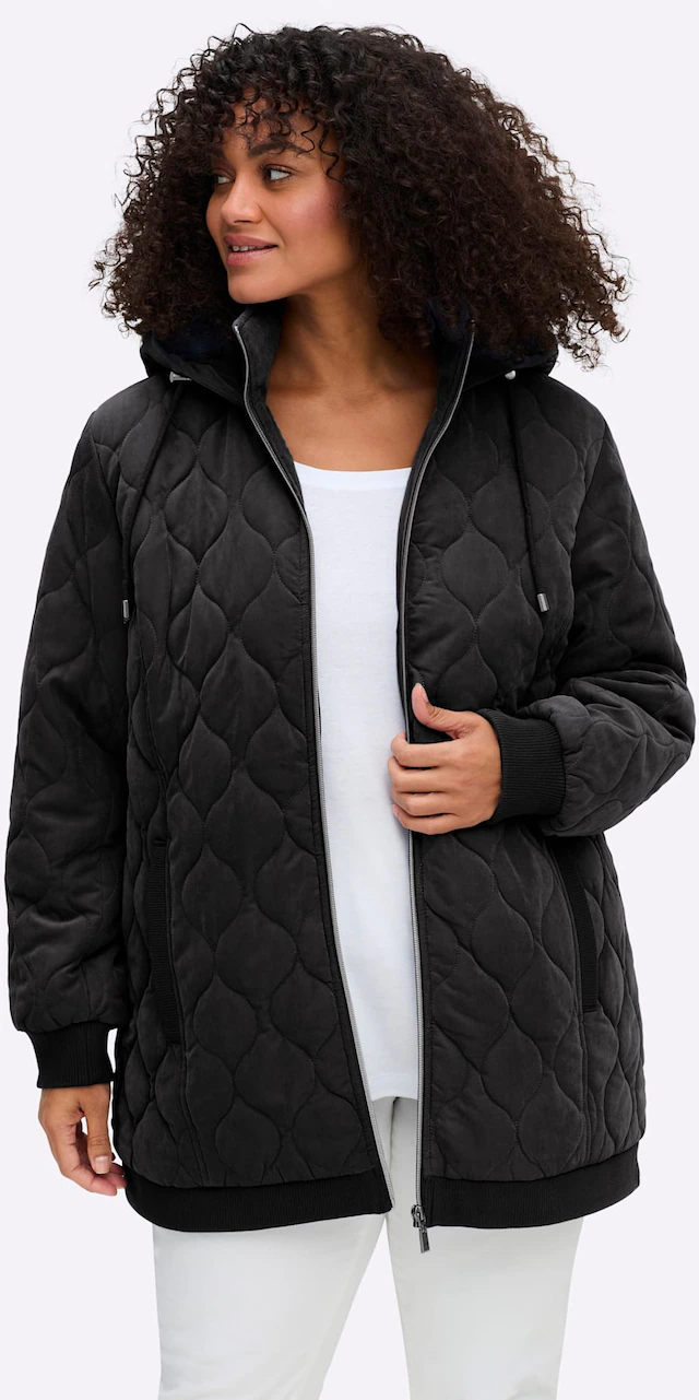 Sheego Blouson mit Kapuze