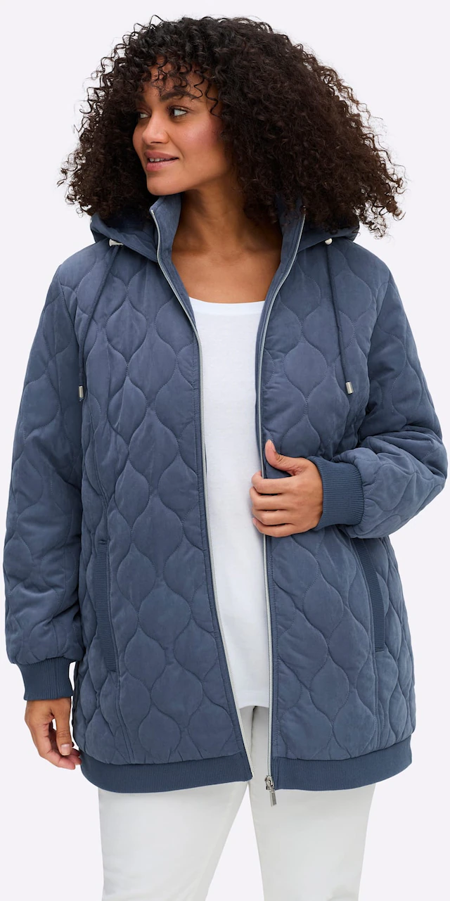 Sheego Blouson mit Kapuze
