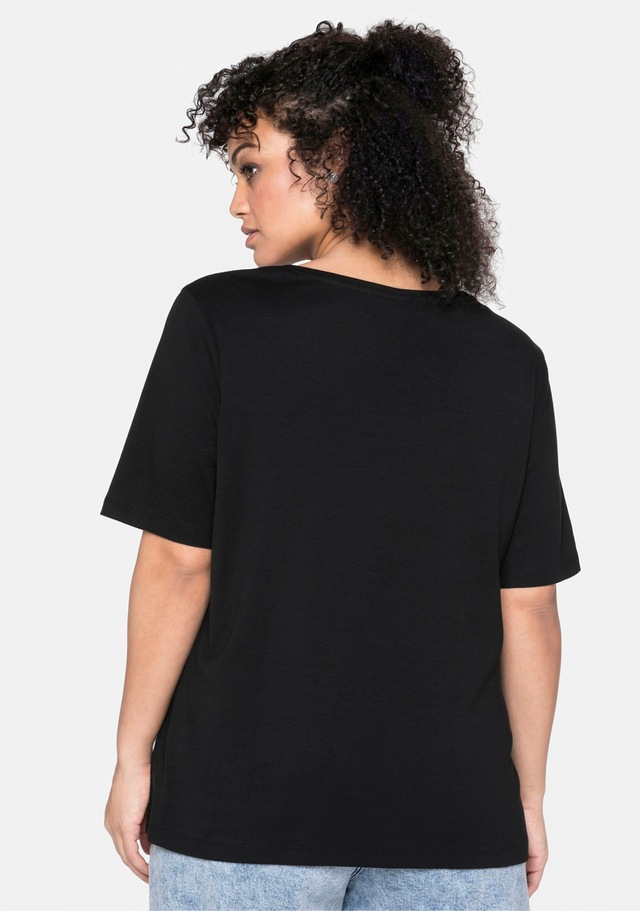 Sheego Kurzarmshirt »T-Shirt« 1 Stk.