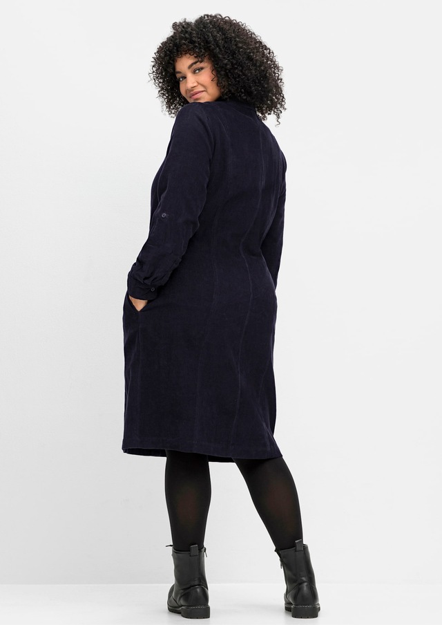 Sheego Blusenkleid »Cord-Kleid«