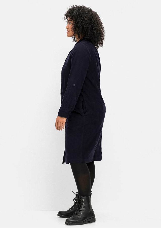 Sheego Blusenkleid »Cord-Kleid«