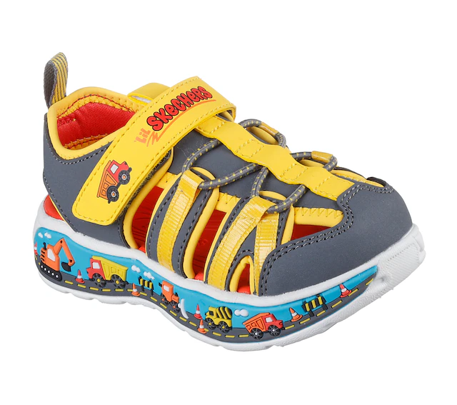 Skechers Sandale »PLAY SCENE SPLASH« Badeschuh mit bunter Sohle, Größenschablone zum Download