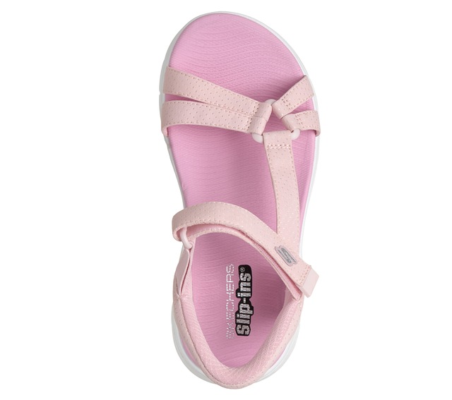 Skechers Sandale »GO WALK FLEX SANDAL« Sommerschuh mit Klettverschluss, Größenschablone zum Download