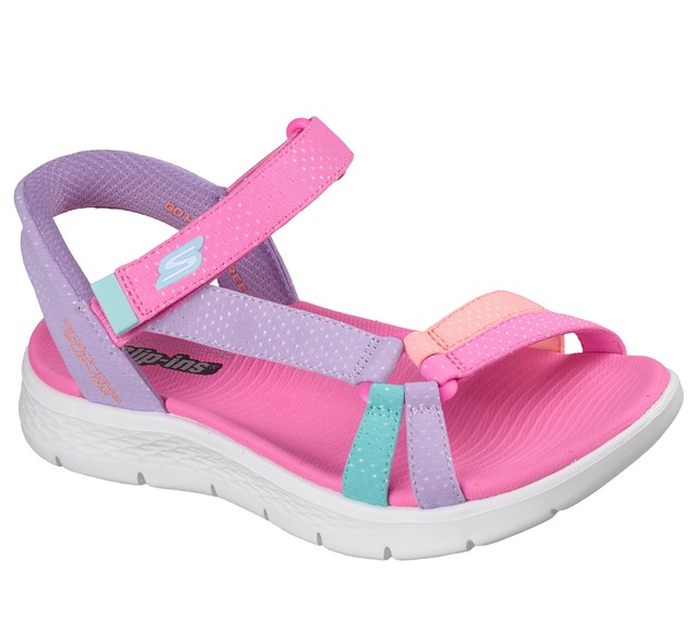Skechers Sandale »GO WALK FLEX SANDAL« Sommerschuh mit Klettverschluss, Größenschablone zum Download