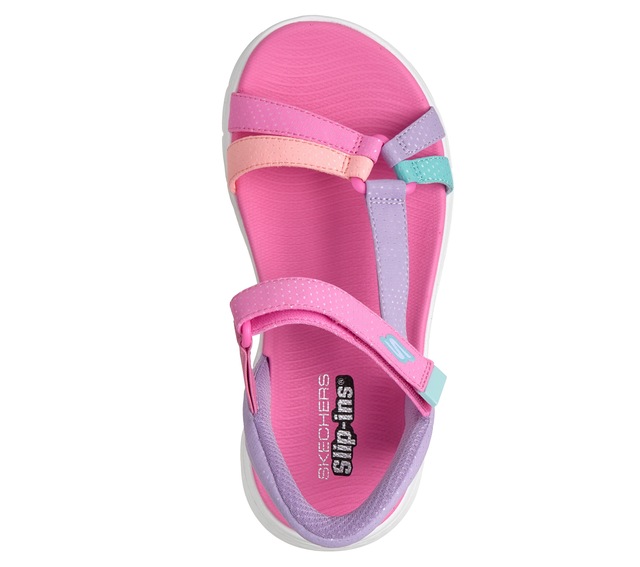 Skechers Sandale »GO WALK FLEX SANDAL« Sommerschuh mit Klettverschluss, Größenschablone zum Download