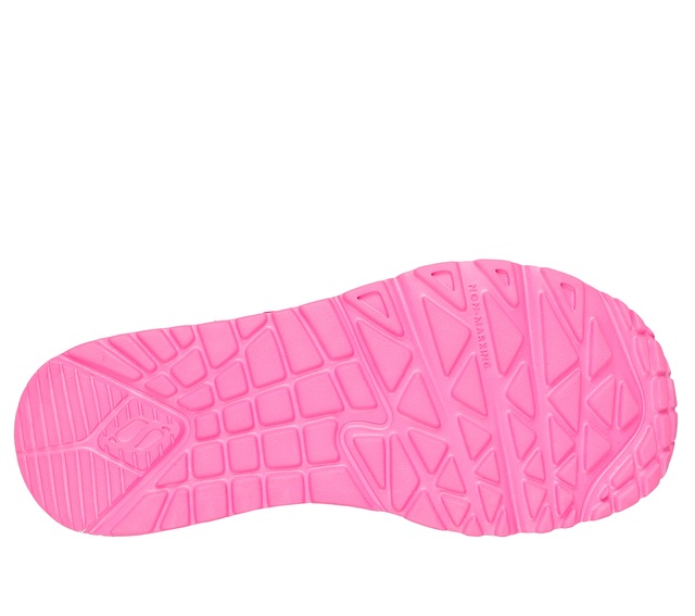 Skechers Sandale »UNO LITE SANDAL-SUNNY LOVE« Sommerschuh, Klettschuh mit Plateau, Größenschablone zum Download
