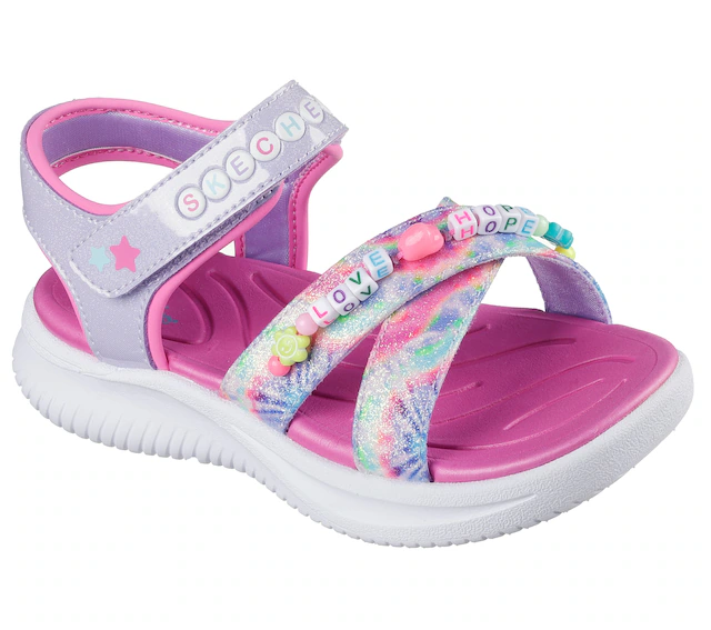 Skechers Sandale »JUMPSTERS SANDAL« Sommerschuh mit Klettverschluss, Größenschablone zum Download