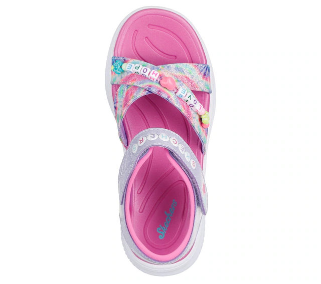 Skechers Sandale »JUMPSTERS SANDAL« Sommerschuh mit Klettverschluss, Größenschablone zum Download