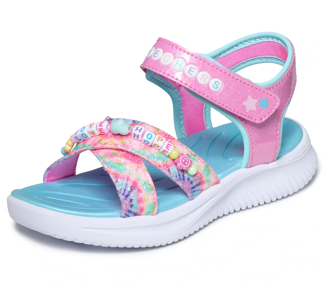 Skechers Sandale »JUMPSTERS SANDAL« Sommerschuh mit Klettverschluss, Größenschablone zum Download