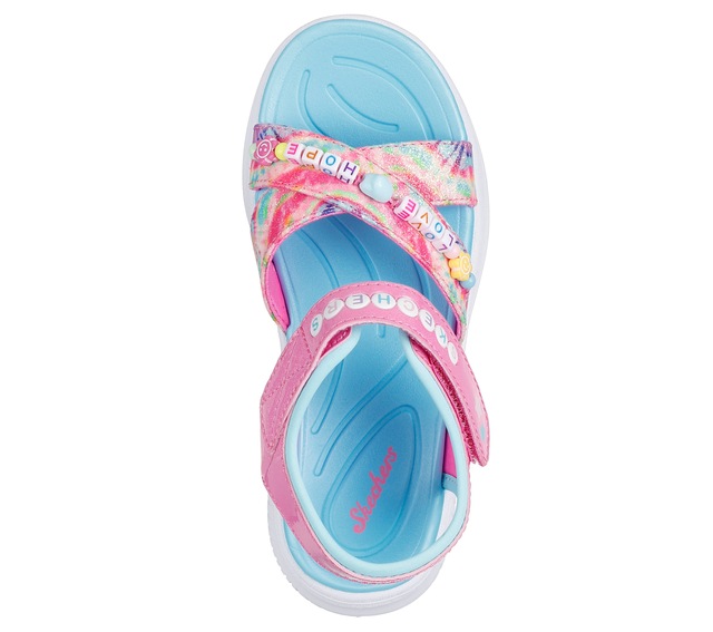 Skechers Sandale »JUMPSTERS SANDAL« Sommerschuh mit Klettverschluss, Größenschablone zum Download