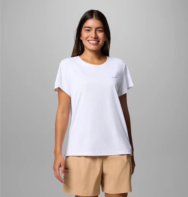 Columbia Funktionsshirt Kurzarm-Design, sportliche Passform, aus Polyester