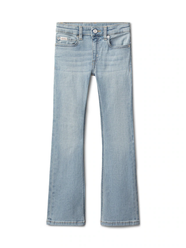 Calvin Klein Jeans Schlagjeans »FLARE ANDREW BLUE WASH« Regular fit für Kinder mit praktischen Taschen