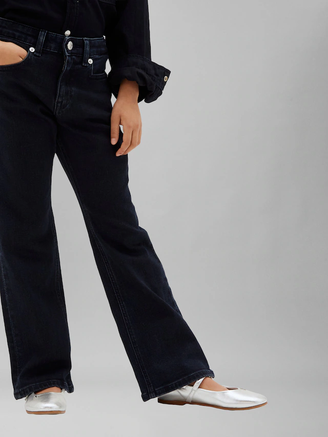 Calvin Klein Jeans Schlagjeans »FLARE ANDREW BLUE WASH« Regular fit für Kinder mit praktischen Taschen