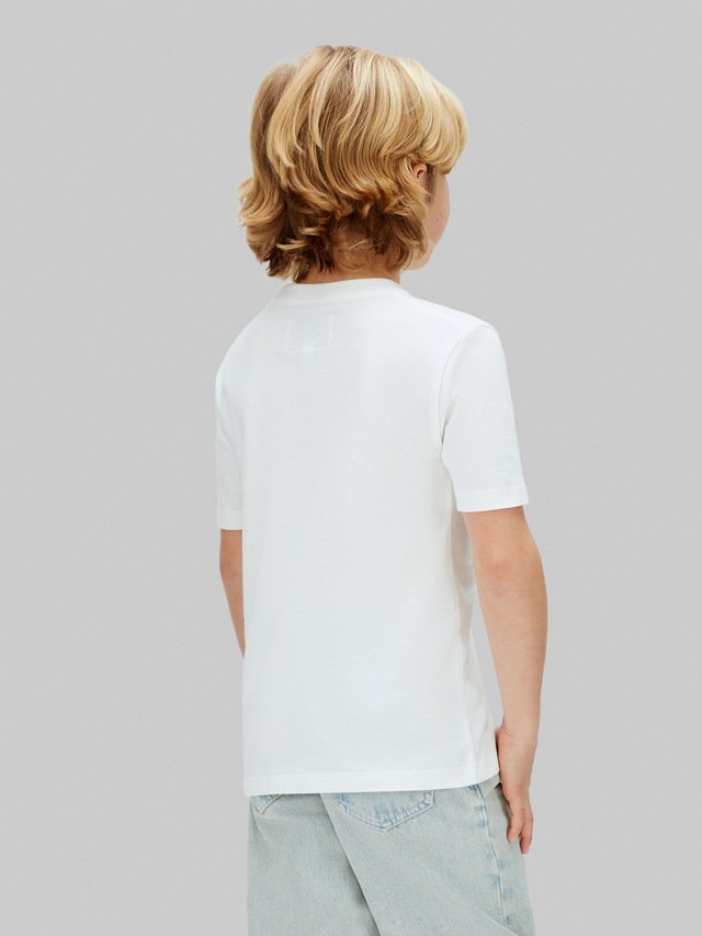 Calvin Klein Jeans T-Shirt »PERFORATION T-SHIRT« Regular fit für Kinder mit Markenprint