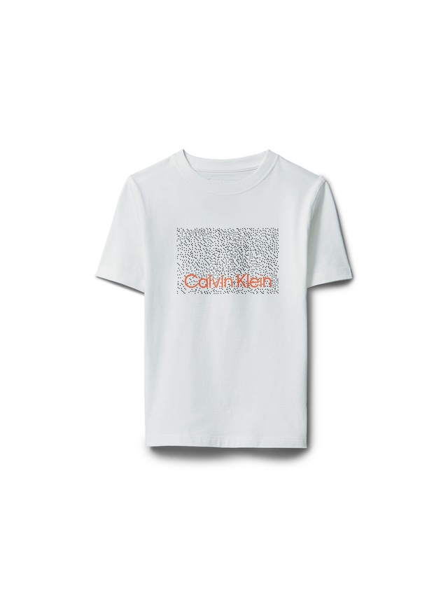 Calvin Klein Jeans T-Shirt »PERFORATION T-SHIRT« Regular fit für Kinder mit Markenprint