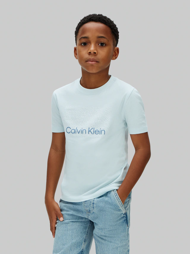 Calvin Klein Jeans T-Shirt »PERFORATION T-SHIRT« Regular fit für Kinder mit Markenprint