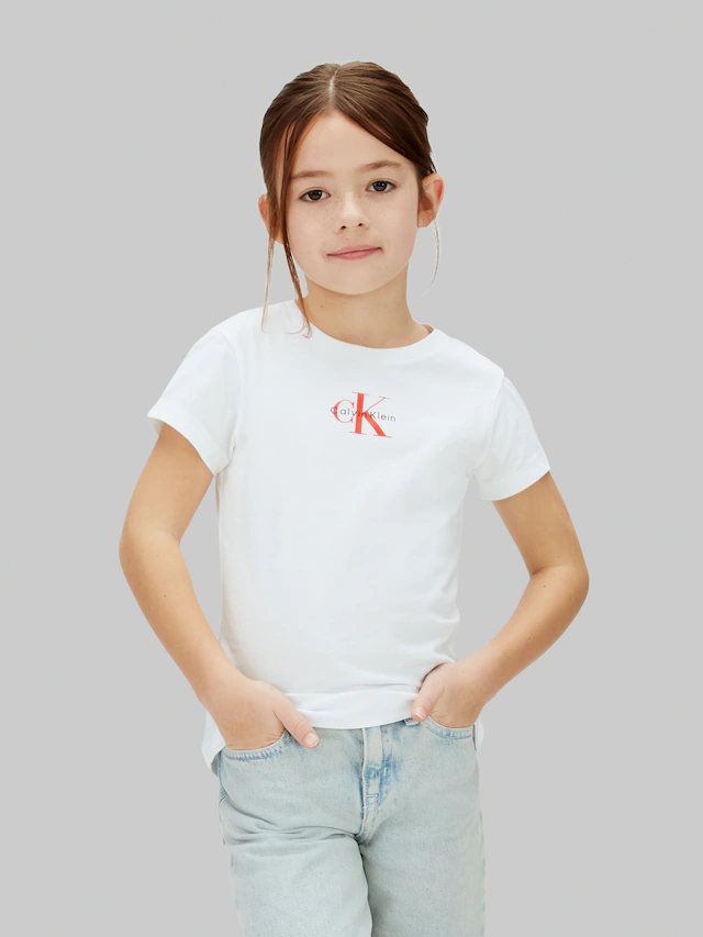 Calvin Klein Jeans T-Shirt »MICRO MONOGRAM TOP« Regular fit für Kinder