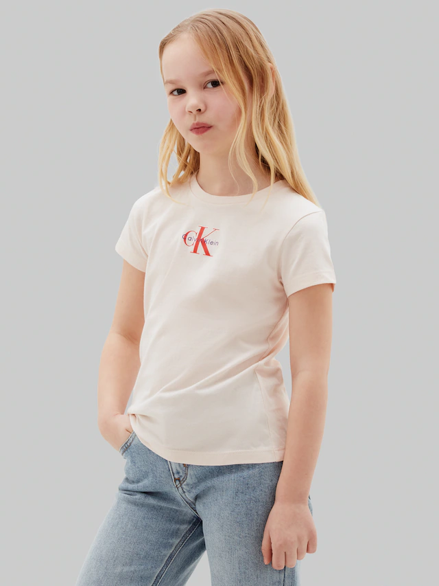 Calvin Klein Jeans T-Shirt »MICRO MONOGRAM TOP« Regular fit für Kinder