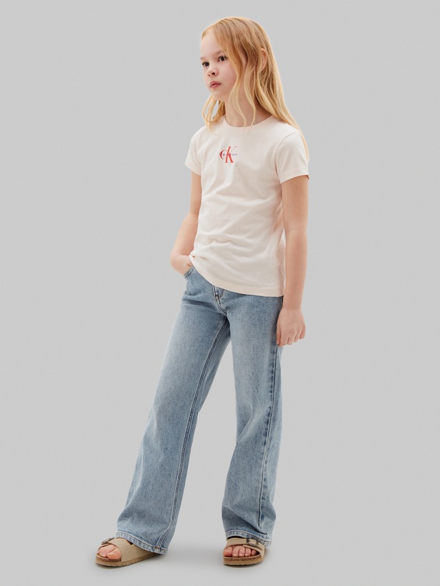 Calvin Klein Jeans T-Shirt »MICRO MONOGRAM TOP« Regular fit für Kinder