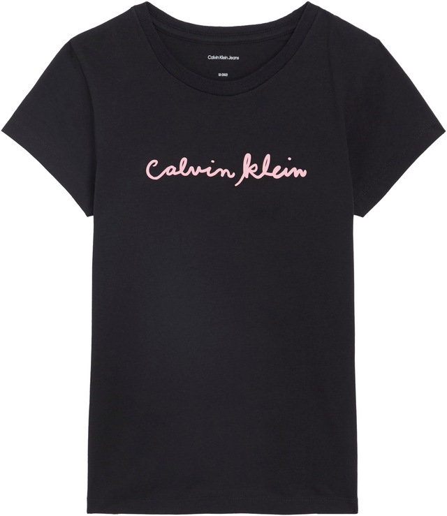 Calvin Klein Jeans T-Shirt »SCRIPT LOGO SLIM T-SHIRT« Regular fit für Kinder, mit Logoschriftzug