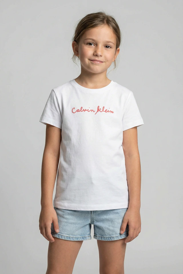 Calvin Klein Jeans T-Shirt »SCRIPT LOGO SLIM T-SHIRT« Regular fit für Kinder, mit Logoschriftzug