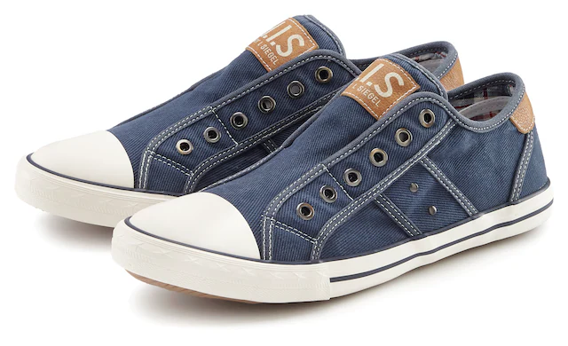 H.I.S Sneaker »Textilschuh, Stoffschuh, Turnschuh, Halbschuh, Freizeitschuh, Slipper« NEU Slip-On-Sneaker aus weichem Textilmaterial, Unisex