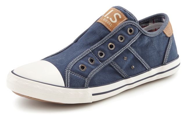 H.I.S Sneaker »Textilschuh, Stoffschuh, Turnschuh, Halbschuh, Freizeitschuh, Slipper« NEU Slip-On-Sneaker aus weichem Textilmaterial, Unisex