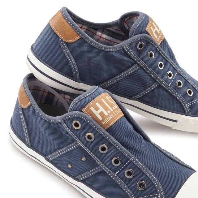 H.I.S Sneaker »Textilschuh, Stoffschuh, Turnschuh, Halbschuh, Freizeitschuh, Slipper« NEU Slip-On-Sneaker aus weichem Textilmaterial, Unisex