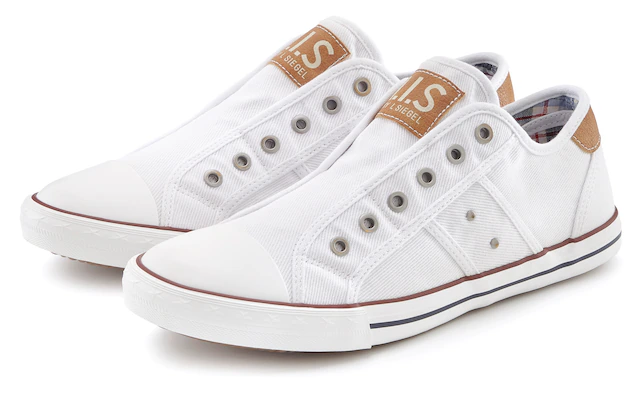 H.I.S Sneaker »Textilschuh, Stoffschuh, Turnschuh, Halbschuh, Freizeitschuh, Slipper« NEU Slip-On-Sneaker aus weichem Textilmaterial, Unisex