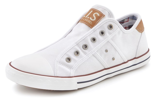 H.I.S Sneaker »Textilschuh, Stoffschuh, Turnschuh, Halbschuh, Freizeitschuh, Slipper« NEU Slip-On-Sneaker aus weichem Textilmaterial, Unisex