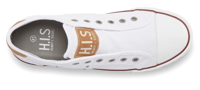 H.I.S Sneaker »Textilschuh, Stoffschuh, Turnschuh, Halbschuh, Freizeitschuh, Slipper« NEU Slip-On-Sneaker aus weichem Textilmaterial, Unisex
