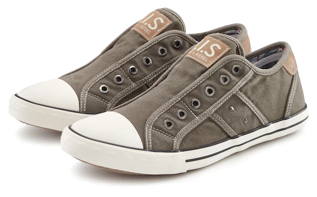 H.I.S Sneaker »Textilschuh, Stoffschuh, Turnschuh, Halbschuh, Freizeitschuh, Slipper« NEU Slip-On-Sneaker aus weichem Textilmaterial, Unisex