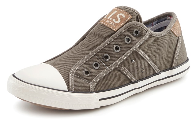 H.I.S Sneaker »Textilschuh, Stoffschuh, Turnschuh, Halbschuh, Freizeitschuh, Slipper« NEU Slip-On-Sneaker aus weichem Textilmaterial, Unisex