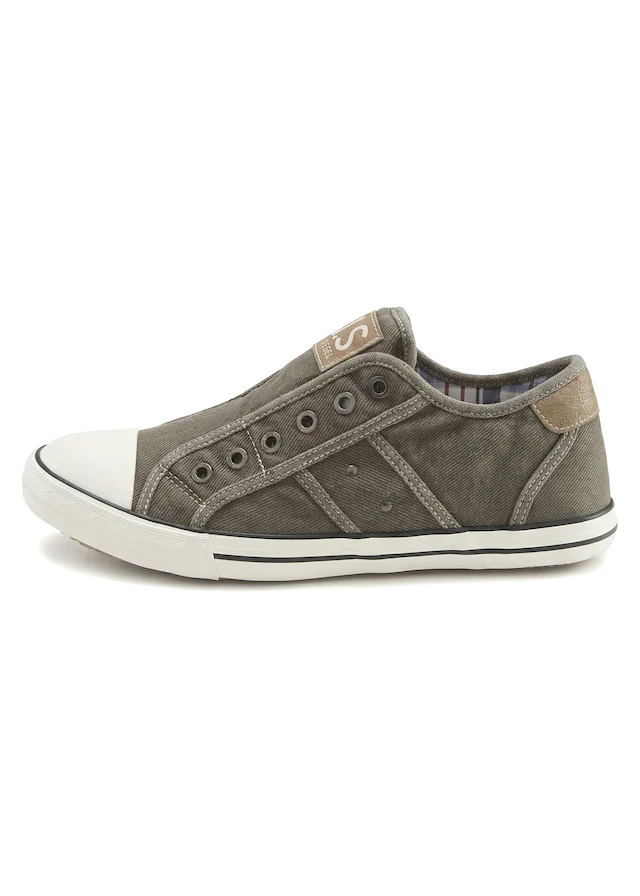 H.I.S Sneaker »Textilschuh, Stoffschuh, Turnschuh, Halbschuh, Freizeitschuh, Slipper« NEU Slip-On-Sneaker aus weichem Textilmaterial, Unisex