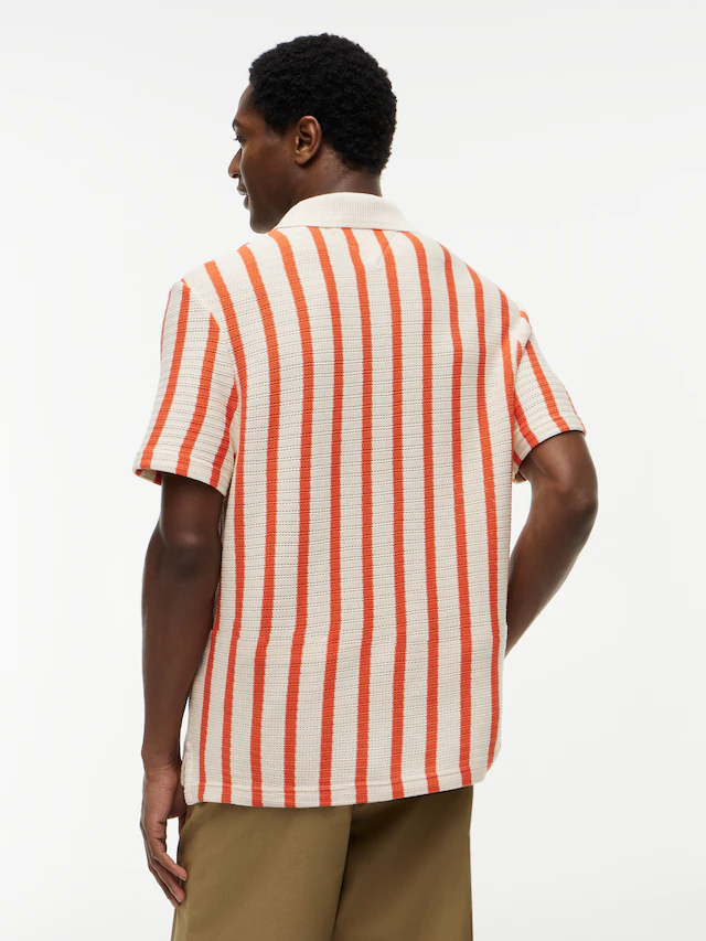 Tommy Hilfiger Poloshirt »OPEN KNIT RELAXED FIT POLO« aus Lochstrick, relaxed