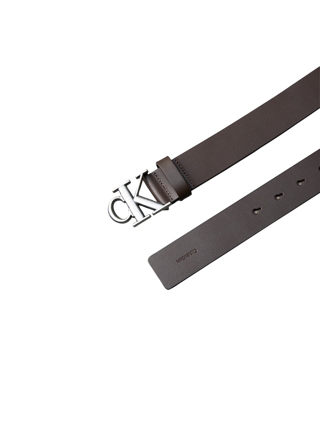 Calvin Klein Ledergürtel »CK BUCKLE SMOOTH 35MM« Größenverstellbar mit Metallschließe