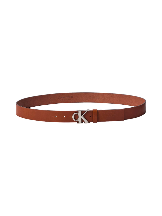 Calvin Klein Ledergürtel »CK BUCKLE SMOOTH 35MM« Größenverstellbar mit Metallschließe