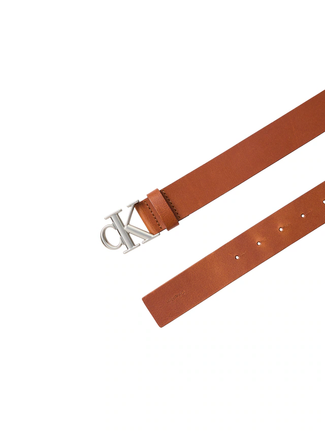 Calvin Klein Ledergürtel »CK BUCKLE SMOOTH 35MM« Größenverstellbar mit Metallschließe