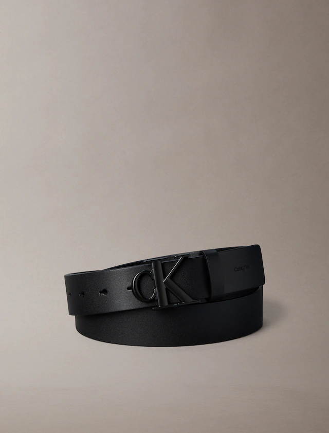 Calvin Klein Ledergürtel »CK BUCKLE SMOOTH 35MM« Größenverstellbar mit Metallschließe