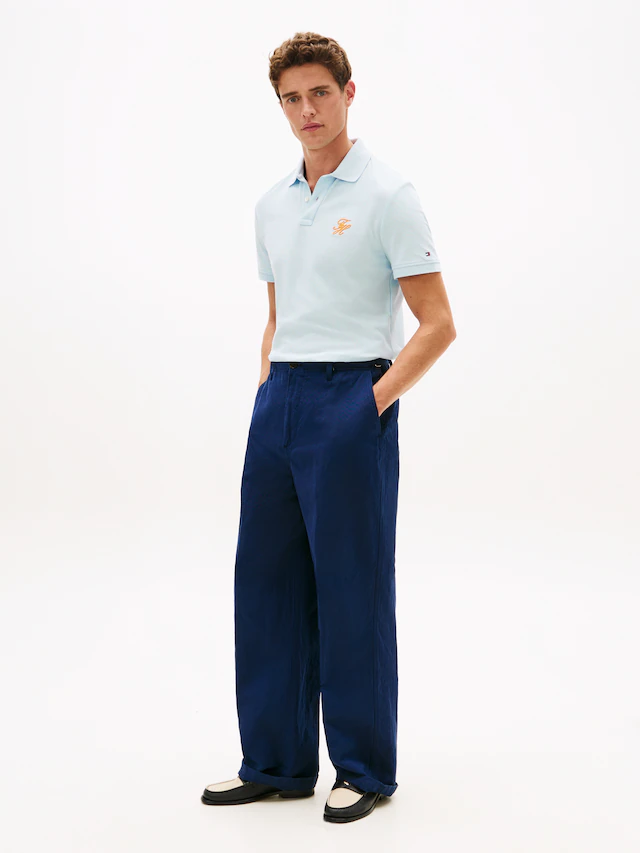 Tommy Hilfiger Poloshirt »TH SCRIPT REGULAR« aus Piqué mit Logo