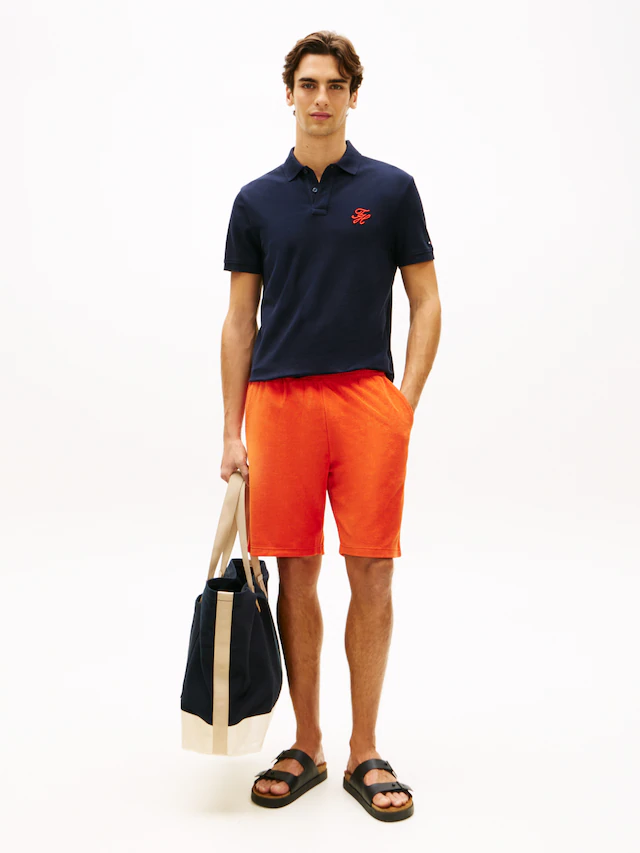 Tommy Hilfiger Poloshirt »TH SCRIPT REGULAR« aus Piqué mit Logo