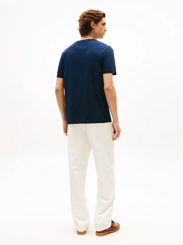 Tommy Hilfiger T-Shirt »BRAND LOVE TEXT BOX« regular fit, gerippter Rundhals