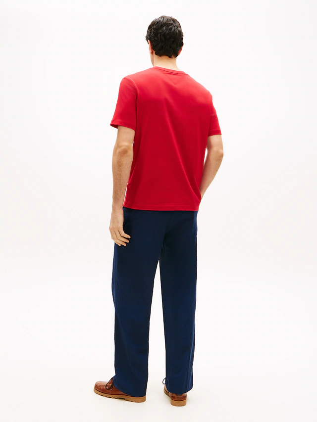 Tommy Hilfiger T-Shirt »BRAND LOVE TEXT STACK« Regular fit mit Rundhalsausschnitt