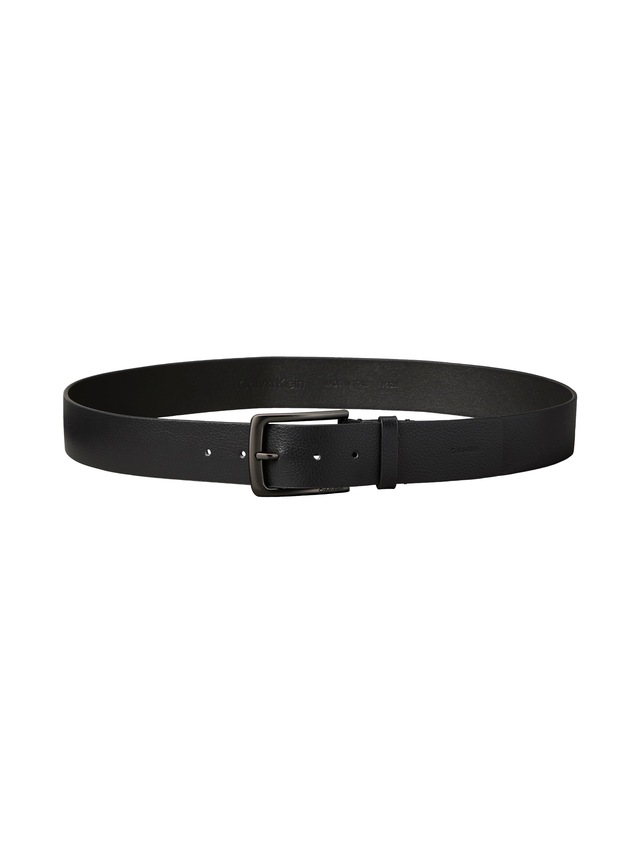 Calvin Klein Ledergürtel »WARMTH BUCKLE PEBBLE 35MM FIXED« Größenverstellbar mit Metallschließe