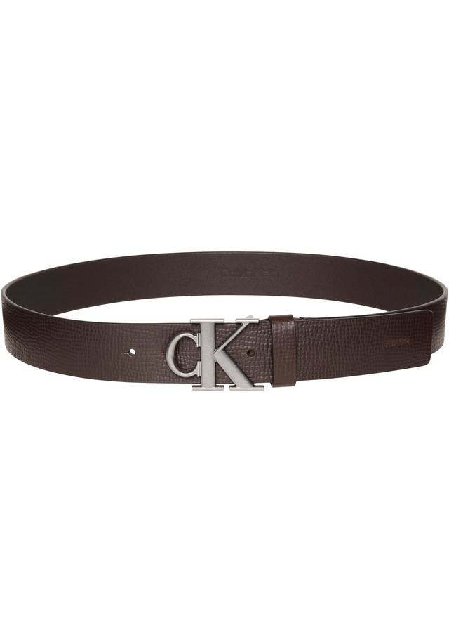 Calvin Klein Ledergürtel »CK BUCKLE 40MM FIXED« Größenverstellbar mit Metallschließe