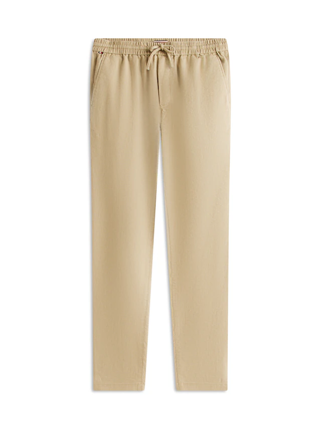 Tommy Hilfiger Chinohose »HARLEM PO SORONA LINEN« Tapered Leg Fit, aus Leinenmix, teilelastischer Bund