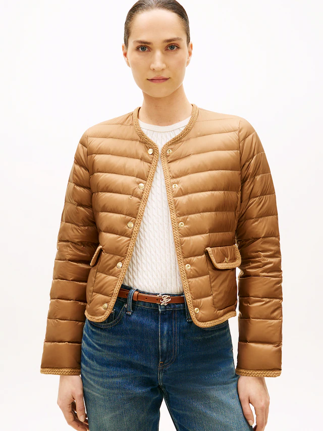 Tommy Hilfiger Steppjacke »FEMININE LW DOWN JACKET« mit aufgesetzten Taschen